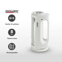 Gambar Powerlite Senter Rechargeable Dengan Lentera - Putih