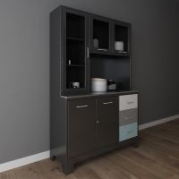 Gambar Informa Sky Set Kabinet Dapur Metal - Hitam