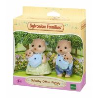 Gambar Sylvanian Families Set Boneka Hewan Splashy Otter Family Esff53590