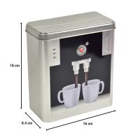 Gambar Krishome 16x8.4x18 Cm Kotak Penyimpanan Coffee Machine - Hitam