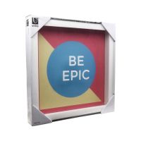 Gambar Umbra 30x30 Cm Hiasan Dinding Be Epic - Putih