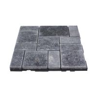 Gambar Rainbodeck 30x30 Cm Quick Deck Stone Roma - Abu-abu