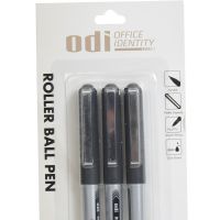 Gambar Odi Set 3 Pcs Roller Ball Pen 0.5mm - Hitam