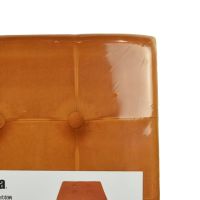 Gambar Informa Bangku Ottoman Lipat Velvet - Orange