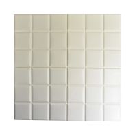 Gambar Wallbrick Wallpaper 3d Motif Kotak 60x60 Cm - Putih