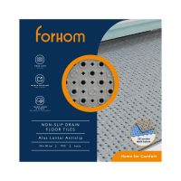 Gambar Forhom Set 6 Pcs Tile Deck 30x30 Cm - Abu-abu