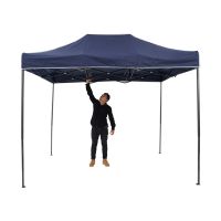 Gambar Soleil 2x3 Mtr Tenda Gazebo Lipat Dengan Sidewall - Biru