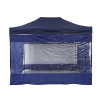 Gambar Soleil 2x3 Mtr Tenda Gazebo Lipat Dengan Sidewall - Biru