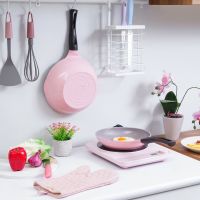 Gambar Cheftopf 24 Cm Wajan Penggorengan - Pink