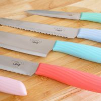 Gambar Cooking Color Set 6 Pcs Hayes Pisau Dapur Dengan Block Penyimpanan