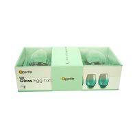 Gambar Appetite 600 Ml Set 3 Pcs Gelas Egg Tumbler - Biru