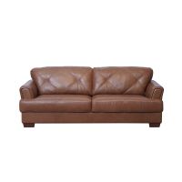 Gambar M & D Neo Charlotte Sofa Kulit 3 Seater - Cokelat