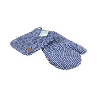 Gambar Informa Set 2 Pcs Sarung Tangan Oven Denim Stripe - Biru Muda