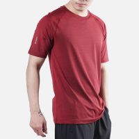 Gambar Alph T-shirt Pria Ukuran S  - Merah Maroon