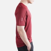 Gambar Alph T-shirt Pria Ukuran S  - Merah Maroon