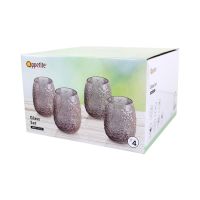 Gambar Appetite 360 Ml Set 4 Pcs Gelas Dino Egg - Abu-abu