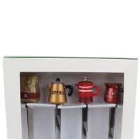 Gambar Appetite Set 4 Pcs Sendok Teh Panjang Coffee Pot