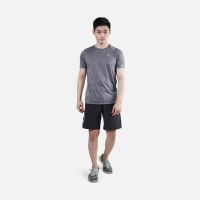 Gambar Alph Ukuran S Melange T-shirt Pria - Charcoal