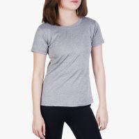 Gambar Alph Ukuran M T-shirt Wanita Value - Abu-abu