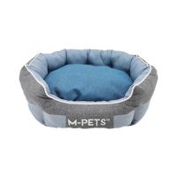 Gambar M-pets Tempat Tidur Anjing Eco Cushion Ukuran S - Biru