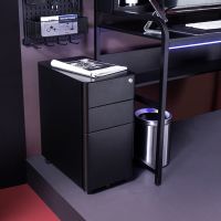 Gambar Halle Filing Cabinet Metal Padestal - Hitam