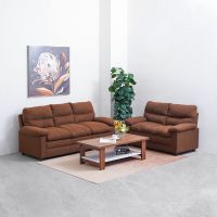 Gambar Informa Abhy Sofa Fabric 2 Seater - Cokelat