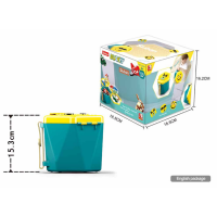 Gambar Sluban Set 334 Pcs Block Bucket - Kuning/hijau