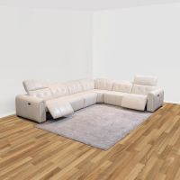 Gambar Domicil Hollywood Sofa Sectional Recliner Electric Kulit Kanan