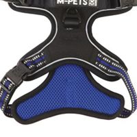 Gambar M-pets Ukuran L Harness Anjing Hiking - Biru Elektrik