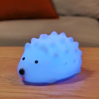 Gambar Informa Lampu Tidur 7 Warna Hedgehog - Putih