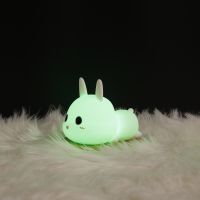 Gambar Informa Lampu Tidur 7 Warna Rabbit - Putih