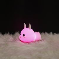 Gambar Informa Lampu Tidur 7 Warna Rabbit - Putih