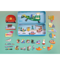 Gambar Mieredu Puzzle Travel Magnetic Box Aircraft