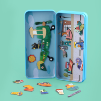 Gambar Mieredu Puzzle Travel Magnetic Box Aircraft