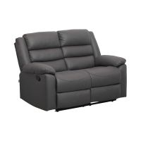 Gambar Selma Lexus Sofa Recliner Fabric 2 Seater - Abu-abu Tua