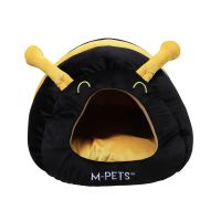 Gambar M-pets Eco Tempat Tidur Hewan Maya - Hitam/kuning