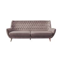 Gambar Nordia Bertil Sofa Fabric 3 Seater - Krem