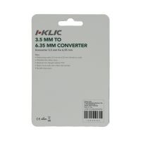 Gambar I-klic Converter 3.5 Mm To 6.5 Mm- Hitam