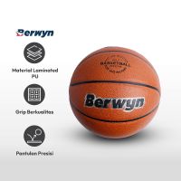 Gambar Berwyn Ukuran 7 Bola Basket Laminated Pu - Cokelat