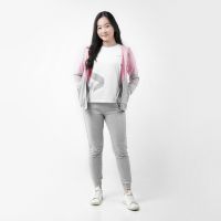 Gambar Alph Ukuran L Celana Jogger Wanita Cvc - Abu-abu/pink