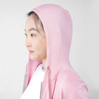 Gambar Alph Ukuran S Jaket Hoodie Wanita Cvc - Abu-abu/pink