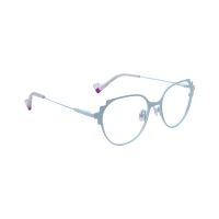 Gambar Ilook Kacamata Optical Blocks Round Metal - Biru