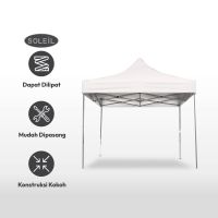 Gambar Soleil 3x3 Mtr Tenda Gazebo Lipat - Putih