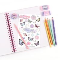 Gambar Make It Real Set All In 1 Sketching Book Butterfly