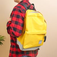 Gambar Ataru Tas Ransel 2 Tone - Kuning/abu-abu