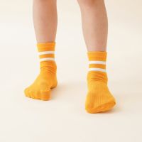 Gambar Ataru Set 3 Pasang Kaos Kaki Anak Crew - Biru/merah/kuning