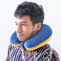 Gambar Passport Bantal Leher Deep Sea - Biru Tua