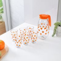 Gambar Kris Set 7 Pcs Teko Minum Dan Gelas Orange