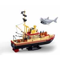 Gambar Sluban Model Bricks The Great Shark (592)