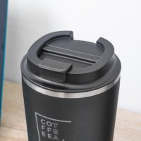 Gambar Appetite 710 Ml Loona Mug Vacuum Flask Coffee - Hitam